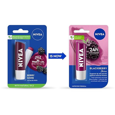 Nivea Lip Balm Berry Shine
